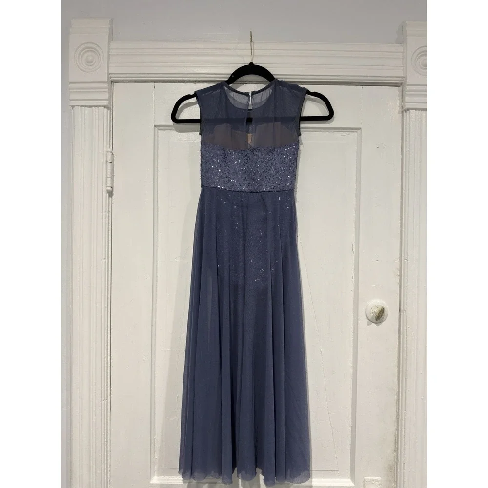 Weissman Into the Meadow 9021 Dance Costume MC Slate Blue Lyrical Contemporary